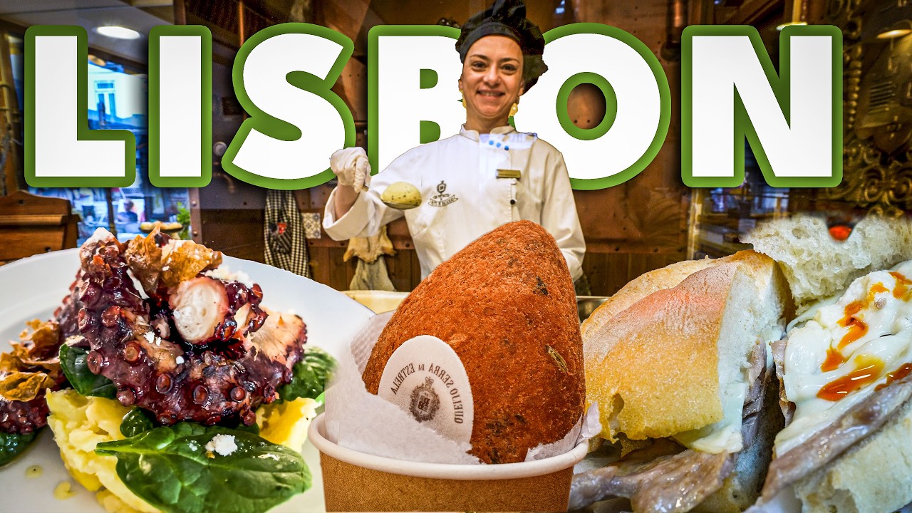 Lisbon STREET FOOD Tour: 8 Snacks You Can’t Miss! 🇵🇹